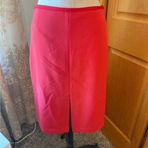 Ann Taylor Vibrant Orange Petite Skirt
